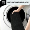 image:imageGray Bathroom Rug Set 2 Piece Bath Mat 21x34 ampU Shape Toilet Rug 21x21  AbsorbentWashableNon Slip Bathroom Rugs SetsContour Mat for ToiletBlack