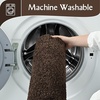 image:imageGray Bathroom Rug Set 2 Piece Bath Mat 21x34 ampU Shape Toilet Rug 21x21  AbsorbentWashableNon Slip Bathroom Rugs SetsContour Mat for ToiletBrown