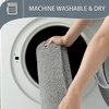 image:imageGray Bathroom Rug Set 2 Piece Bath Mat 21x34 ampU Shape Toilet Rug 21x21  AbsorbentWashableNon Slip Bathroom Rugs SetsContour Mat for ToiletGrey
