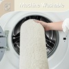 image:imageGray Bathroom Rug Set 2 Piece Bath Mat 21x34 ampU Shape Toilet Rug 21x21  AbsorbentWashableNon Slip Bathroom Rugs SetsContour Mat for ToiletIvory