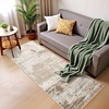 image:imageHOMORE 5x7 Area Rug Grey Rugs for Living Room Modern Carpet for Bedroom  AbstractWashableLow PileNon Slip Rugs for Dining Room DormBeige