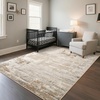 image:imageHOMORE 5x7 Area Rug Grey Rugs for Living Room Modern Carpet for Bedroom  AbstractWashableLow PileNon Slip Rugs for Dining Room DormBeige