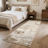 image:imageHOMORE 5x7 Area Rug Grey Rugs for Living Room Modern Carpet for Bedroom  AbstractWashableLow PileNon Slip Rugs for Dining Room DormBeige