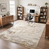 image:imageHOMORE 5x7 Area Rug Grey Rugs for Living Room Modern Carpet for Bedroom  AbstractWashableLow PileNon Slip Rugs for Dining Room DormBeige