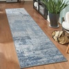 image:imageHOMORE 5x7 Area Rug Grey Rugs for Living Room Modern Carpet for Bedroom  AbstractWashableLow PileNon Slip Rugs for Dining Room DormBlue