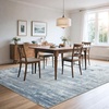 image:imageHOMORE 5x7 Area Rug Grey Rugs for Living Room Modern Carpet for Bedroom  AbstractWashableLow PileNon Slip Rugs for Dining Room DormBlue