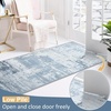 image:imageHOMORE 5x7 Area Rug Grey Rugs for Living Room Modern Carpet for Bedroom  AbstractWashableLow PileNon Slip Rugs for Dining Room DormBlue