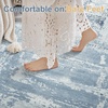 image:imageHOMORE 5x7 Area Rug Grey Rugs for Living Room Modern Carpet for Bedroom  AbstractWashableLow PileNon Slip Rugs for Dining Room DormBlue