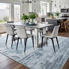 image:imageHOMORE 5x7 Area Rug Grey Rugs for Living Room Modern Carpet for Bedroom  AbstractWashableLow PileNon Slip Rugs for Dining Room DormBlue