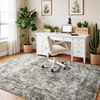 image:imageHOMORE 5x7 Area Rug Grey Rugs for Living Room Modern Carpet for Bedroom  AbstractWashableLow PileNon Slip Rugs for Dining Room DormBrown
