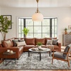 image:imageHOMORE 5x7 Area Rug Grey Rugs for Living Room Modern Carpet for Bedroom  AbstractWashableLow PileNon Slip Rugs for Dining Room DormBrown