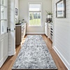 image:imageHOMORE 5x7 Area Rug Grey Rugs for Living Room Modern Carpet for Bedroom  AbstractWashableLow PileNon Slip Rugs for Dining Room DormClassic Grey