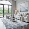 image:imageHOMORE 5x7 Area Rug Grey Rugs for Living Room Modern Carpet for Bedroom  AbstractWashableLow PileNon Slip Rugs for Dining Room DormClassic Grey