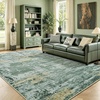 image:imageHOMORE 5x7 Area Rug Grey Rugs for Living Room Modern Carpet for Bedroom  AbstractWashableLow PileNon Slip Rugs for Dining Room DormGreen