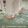 image:imageHOMORE 5x7 Area Rug Grey Rugs for Living Room Modern Carpet for Bedroom  AbstractWashableLow PileNon Slip Rugs for Dining Room DormGreen