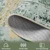 image:imageHOMORE 5x7 Area Rug Grey Rugs for Living Room Modern Carpet for Bedroom  AbstractWashableLow PileNon Slip Rugs for Dining Room DormGreen