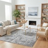 image:imageHOMORE 5x7 Area Rug Grey Rugs for Living Room Modern Carpet for Bedroom  AbstractWashableLow PileNon Slip Rugs for Dining Room DormGrey