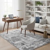 image:imageHOMORE 5x7 Area Rug Grey Rugs for Living Room Modern Carpet for Bedroom  AbstractWashableLow PileNon Slip Rugs for Dining Room DormGrey