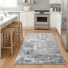 image:imageHOMORE 5x7 Area Rug Grey Rugs for Living Room Modern Carpet for Bedroom  AbstractWashableLow PileNon Slip Rugs for Dining Room DormGrey