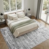 image:imageHOMORE 5x7 Area Rug Grey Rugs for Living Room Modern Carpet for Bedroom  AbstractWashableLow PileNon Slip Rugs for Dining Room DormGrey