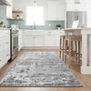 image:imageHOMORE 5x7 Area Rug Grey Rugs for Living Room Modern Carpet for Bedroom  AbstractWashableLow PileNon Slip Rugs for Dining Room DormGrey