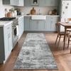 image:imageHOMORE 5x7 Area Rug Grey Rugs for Living Room Modern Carpet for Bedroom  AbstractWashableLow PileNon Slip Rugs for Dining Room DormGrey