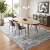 image:imageHOMORE 5x7 Area Rug Grey Rugs for Living Room Modern Carpet for Bedroom  AbstractWashableLow PileNon Slip Rugs for Dining Room DormGrey