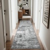 image:imageHOMORE 5x7 Area Rug Grey Rugs for Living Room Modern Carpet for Bedroom  AbstractWashableLow PileNon Slip Rugs for Dining Room DormGrey