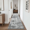 image:imageHOMORE 5x7 Area Rug Grey Rugs for Living Room Modern Carpet for Bedroom  AbstractWashableLow PileNon Slip Rugs for Dining Room DormGrey