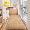 image:imageHOMORE 6x9 Area Rug for Living Room Black Fluffy Rugs for Bedroom  FluffySoft and Comfy Carpet for Kids Room Cute Carpets for Boys Girls Nursery Home DecorLight Tan