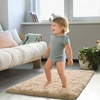image:imageHOMORE 6x9 Area Rug for Living Room Black Fluffy Rugs for Bedroom  FluffySoft and Comfy Carpet for Kids Room Cute Carpets for Boys Girls Nursery Home DecorLight Tan