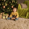 image:imageHOMORE 6x9 Area Rug for Living Room Black Fluffy Rugs for Bedroom  FluffySoft and Comfy Carpet for Kids Room Cute Carpets for Boys Girls Nursery Home DecorLight Tan