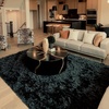 image:imageHOMORE 6x9 Area Rug for Living Room Black Fluffy Rugs for Bedroom  FluffySoft and Comfy Carpet for Kids Room Cute Carpets for Boys Girls Nursery Home DecorBlack