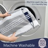 image:imageHOMORE Bathroom Runner Rug 24x60 Inch Washable Non Slip Bathroom Rug Long Absorbent Bath Rugs Quickly Dry Plush Bath Mats for Sink Shower Floor Navy BlueNavy