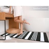 image:imageHOMORE Bathroom Runner Rug 24x60 Inch Washable Non Slip Bathroom Rug Long Absorbent Bath Rugs Quickly Dry Plush Bath Mats for Sink Shower Floor Navy BlueBlack