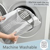 image:imageHOMORE Bathroom Runner Rug 24x60 Inch Washable Non Slip Bathroom Rug Long Absorbent Bath Rugs Quickly Dry Plush Bath Mats for Sink Shower Floor Navy BlueGreyWhite