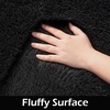 image:imageHOMORE Bedroom Rug 3x5 Black Rugs for Living Room Luxury Fluffy Area Rugs for Indoor Entrance Non Slip Kids Rug for Nursery Girls Boys DormBlack