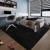 image:imageHOMORE Bedroom Rug 3x5 Black Rugs for Living Room Luxury Fluffy Area Rugs for Indoor Entrance Non Slip Kids Rug for Nursery Girls Boys DormBlack