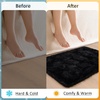 image:imageHOMORE Bedroom Rug 3x5 Black Rugs for Living Room Luxury Fluffy Area Rugs for Indoor Entrance Non Slip Kids Rug for Nursery Girls Boys DormBlack