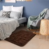 image:imageHOMORE Bedroom Rug 3x5 Black Rugs for Living Room Luxury Fluffy Area Rugs for Indoor Entrance Non Slip Kids Rug for Nursery Girls Boys DormBrown