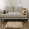 image:imageHOMORE Bedroom Rug 3x5 Black Rugs for Living Room Luxury Fluffy Area Rugs for Indoor Entrance Non Slip Kids Rug for Nursery Girls Boys DormLight Tan