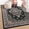 image:imageHOMORE Black Area Rug 5x7 Living Room Rug Washable Rugs for Bedroom  Non Slip Low Pile Vintage Floral Throw Rugs for Dining Room FarmhouseBlack