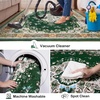 image:imageHOMORE Black Area Rug 5x7 Living Room Rug Washable Rugs for Bedroom  Non Slip Low Pile Vintage Floral Throw Rugs for Dining Room FarmhouseDeep Green