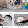 image:imageHOMORE Black Area Rug 5x7 Living Room Rug Washable Rugs for Bedroom  Non Slip Low Pile Vintage Floral Throw Rugs for Dining Room FarmhouseGrey