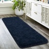 image:imageHOMORE Black Rug for Bedroom 4x6 Area Rugs for Kids Room Non Slip Dorm Rug  Shaggy Fluffy Furry Carpet for Living RoomSuper Soft Gothic Rug for Home DecorNavy