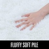 image:imageHOMORE Black Rug for Bedroom 4x6 Area Rugs for Kids Room Non Slip Dorm Rug  Shaggy Fluffy Furry Carpet for Living RoomSuper Soft Gothic Rug for Home DecorIvory