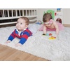 image:imageHOMORE Black Rug for Bedroom 4x6 Area Rugs for Kids Room Non Slip Dorm Rug  Shaggy Fluffy Furry Carpet for Living RoomSuper Soft Gothic Rug for Home DecorIvory
