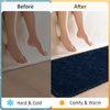 image:imageHOMORE Black Rug for Bedroom 4x6 Area Rugs for Kids Room Non Slip Dorm Rug  Shaggy Fluffy Furry Carpet for Living RoomSuper Soft Gothic Rug for Home DecorNavy