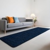 image:imageHOMORE Black Rug for Bedroom 4x6 Area Rugs for Kids Room Non Slip Dorm Rug  Shaggy Fluffy Furry Carpet for Living RoomSuper Soft Gothic Rug for Home DecorNavy