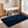 image:imageHOMORE Black Rug for Bedroom 4x6 Area Rugs for Kids Room Non Slip Dorm Rug  Shaggy Fluffy Furry Carpet for Living RoomSuper Soft Gothic Rug for Home DecorNavy